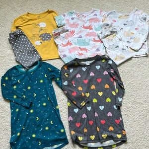 Toddler girl 5T pajama BUNDLE